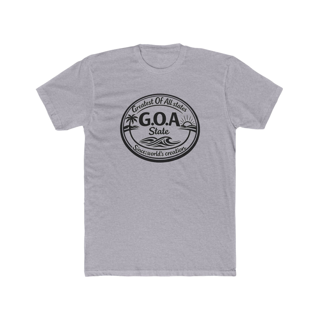 GOA State Graphic Tee — 'Greatest Of All States' Beach Logo T‑Shirt